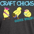 thumbnail image 3 of CafePress - Craft Chicks Gone Wild! Dark T Shirt - Men's Classic Graphic Cotton T-Shirt, 3 of 4
