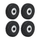 thumbnail image 2 of 4 neumáticos de rueda de 1,9 pulgadas con cubo de 10 agujeros, patrón de grava desigual para modelos de coche SCX10 1/10 RC, color blanco, 2 of 10