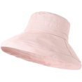 thumbnail image 6 of CoCopeaunts Classic Wide Brim Bucket Hat Women Summer Outdoor Travel Fisherman Hat Ladies Casual Sun Protection Beach Hats, 6 of 8