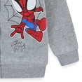 thumbnail image 4 of Marvel Spider-Man Miles Morales and Iron Man Zip-Up Hoodie (Boys), Sizes 2T-6, 4 of 5