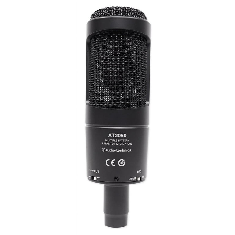 Audio Technica AT2050 Studio Condenser Recording Microphone Mic+ 