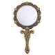 thumbnail image 1 of Crystal Mirror Handheld Cosmetic Mirror Portable Vanity Mirror Folding Mirror, 1 of 3