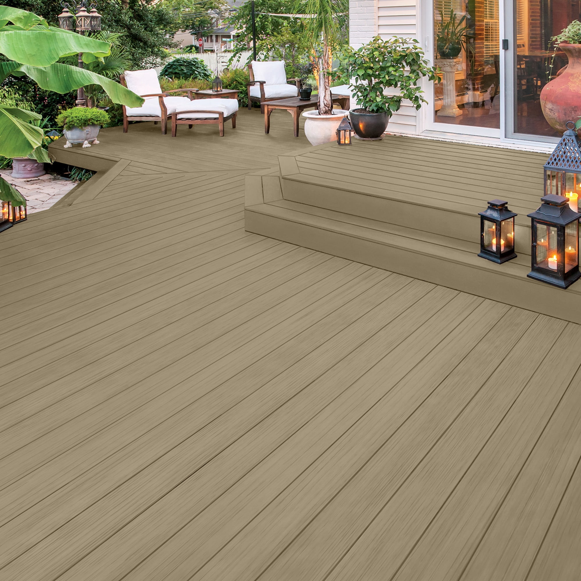 Olympic Maximum 1 GallonSC-1066 Predawn Solid Color Exterior Stain and Sealer in One