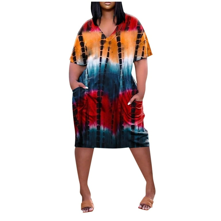 Tie dye t top shirt dress uk