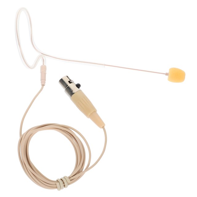 Greenadscape Headworn Microphone Earset Microphone Assorted Color 1Set for Live Performances and Musicians