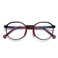 thumbnail image 1 of 2231 Gafas TR90 para niños, gafas planas para hombres y mujeres, gafas redondas con montura de ojo de gato para niños, 1 of 4