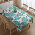 thumbnail image 2 of Cute Green Hedgehog Rectangle Tablecloth 60"x84",Waterproof Polyester Rectangle Table Cloth, Wipeable Spillproof Polyester Tablecloth for Dining, Camping, Indoor and Outdoor, 2 of 5