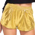 thumbnail image 2 of Jxximdong Shorts for Women Fashion Women Quick Drying Casual Solid Shorts Pants Gold XL Pants, 2 of 9
