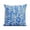Mid Blue, variant on Simply Daisy, 16" x 16" Flower Bell Blue Floral DecorativeOutdoor Pillow