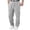 Silver, variant on Mens Sweatpants Elastic Waist Drawstring Jogger Pants With Pockets Loose Straight Leg Casual Trousers For Everyday Casual Workout And Gym