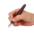 thumbnail image 3 of Clearance！ Jiusan Fountain Pen Refillable Fountain Pen Matte Frosted Deluxe Black JinHao X750 Fountain Pen 0.5mm Extra Fine Nib, 3 of 4