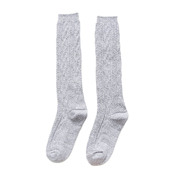 Calcetines Sonducket sobre la rodilla Larga elasticidad Térmica Transpirable Gris claro