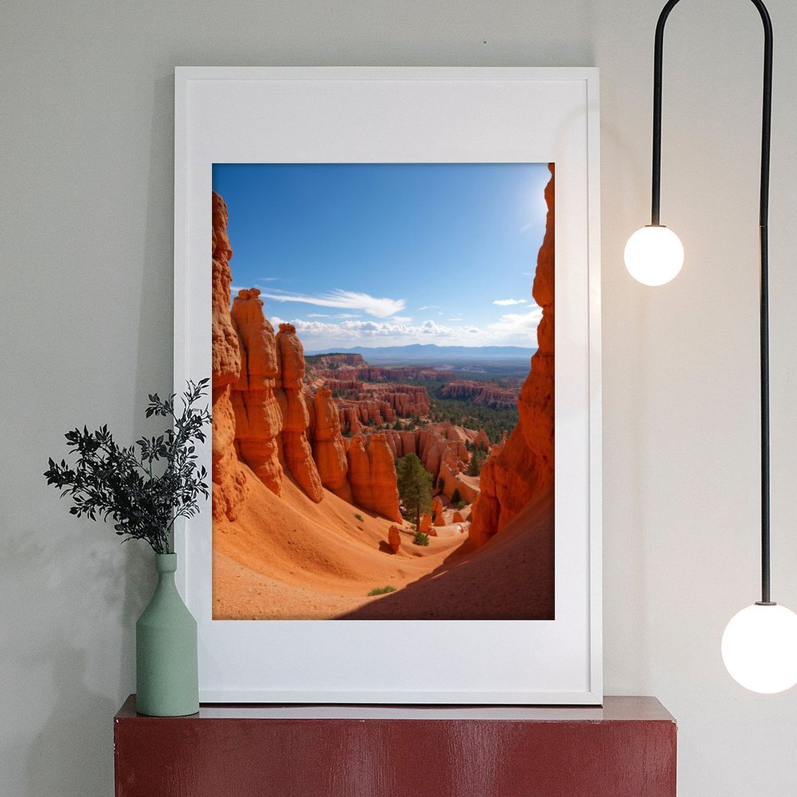 Diamond Art Kit for Adults, Canyon Landscape Red Rock Formations Diamond Painting for Adults Beginners, 5D DIY Diamond Art Painting Kits, Colorful Diamond Painting Craft for Home Decor 12x16