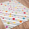 thumbnail image 7 of Well Woven Star Bright Dandy Dots and Stripes Kids Area Rug, 7 of 7
