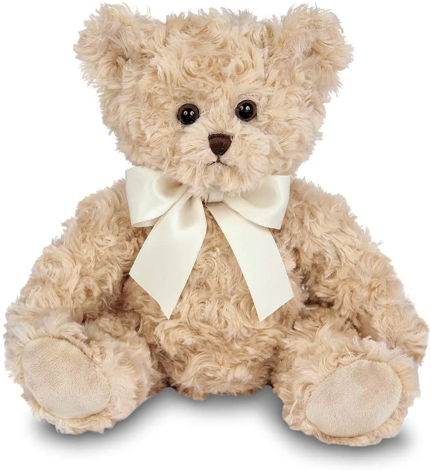 Nice Teddy Bear 12" Fluffy Bearington Lil Tate Champagne Beige Teddy Bear 