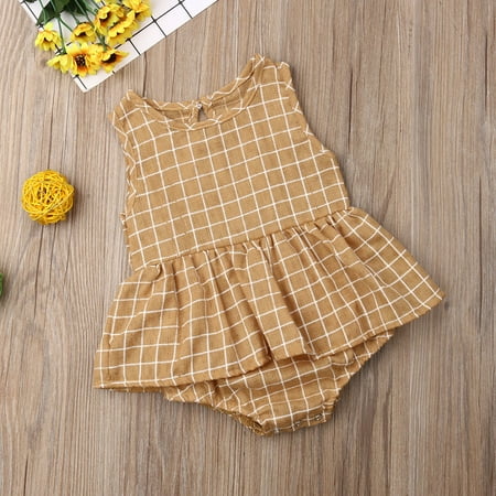 

Cute Plaid Newborn Baby Girl Boy Romper Jumpsuit Headband Outfits Set Clothes