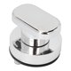 thumbnail image 2 of Manija De Ventosa Para Baño, Manija De Ventosa Resistente Al Agua De Plata Duradera Para Cajón Para Baño Para Puerta Ccdes Otros, 2 of 8