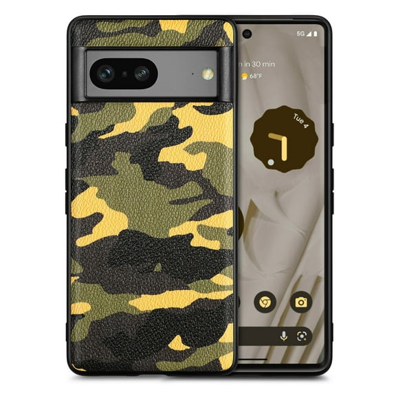 TECH CIRCLE for Google Pixel 7 Case,Camouflage Pattern Google Pixel 7 Cases for Boys/Men,Shockproof Non-Slip Design Soft TPU Protective Case for Google Pixel 7 6.3 inch,Yellow