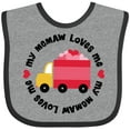thumbnail image 3 of Inktastic My Memaw Loves Me Boys or Girls Baby Bib, 3 of 4