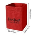 thumbnail image 3 of Multiuse Kraft Paper Bags for Office and Home - 4 Sizes, Washable, Study, Degradable&Reusable Red Kraft Paper Shopping Bag- Perfect for Plants, Onion Storage, Potatoes, 3 of 6