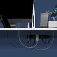 thumbnail image 3 of LIDER Extensor de toma con 4 receptáculos, USB-A y 2 USB-C, enchufe plano ultrafino con extensor de, 3 of 8
