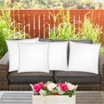 thumbnail image 4 of Covers & All Throw Pillow Inserts Pack of 4, Durable Soft Square 16 x 16 Inches 65 GSM Non-Woven Fabric with 15D Silicon Fiber Filling, Universal uses for Home Decor Office Indoor Outdoor, 4 of 4