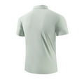 thumbnail image 4 of Fnnxeal Polo Shirts for Men, Casual Short Sleeves Collared Summer Big and Tall Shirt Mens Green Polo Shirts Size 4XL, 4 of 8