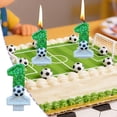 thumbnail image 1 of shyuyusa Creative Football Number Candle, DIY Cake Topper for Birthday Party Decoration, 1 of 6