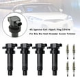 thumbnail image 2 of Ignition Coil and Spark Plug Set (4-Pack) for Kia Rio, Soul, Hyundai Accent, Veloster - Model UF636, 2 of 9