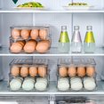 thumbnail image 2 of Bearachild Egg Fresh Storage Box Transparent with Lid for Kitchen Egg Storage Rack  Almacenamiento y organización del hogar Blanco 2 capas, 2 of 6