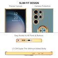 thumbnail image 2 of for Samsung S23 Ultra Case, Galaxy S23 6.8" Case, Slim Lightweight Ring Holder Kickstand Magnetic Car Mount Supported Electroplated Women Men Case for Samsung Galaxy S23 Ultra 6.8"-Gray, 2 of 14