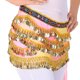 thumbnail image 1 of Pañuelo para danza del vientre para mujer, accesorios de actuación, lentejuelas brillantes, borlas, monedas, pañuelos para la cadera con monedas, cinturón para danza del vientre, 310 monedas, 1 of 8