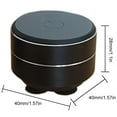 thumbnail image 2 of Buzzgo Speaker, Bone Conduction Resonance Subwoofer, Black Technology Bone Conduction Bluetooth Speaker, Stereo Bass Portable Small Wireless with Suction Cup Red, 2 of 7
