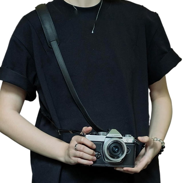Pour Olympus OM-3 Poignée Étui en Cuir Sac de Protection pour Olympus OM-3 Véritable pour Photo Sangle Sangle Cuir Épaule Poignet Rétro Rétro Kit de Caméra Kit Étui Rétro Sac Rétro Demi Cuir