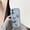 Blue, variant on Butterfly Case For iPhone 16 Plus, Cute Aesthetic Wavy Curly Frame, Glitter Bling Sparkle Clear Rubber Cover, Shockproof Protective Hybrid Soft TPU Slim Shell for Women Girls,Blue