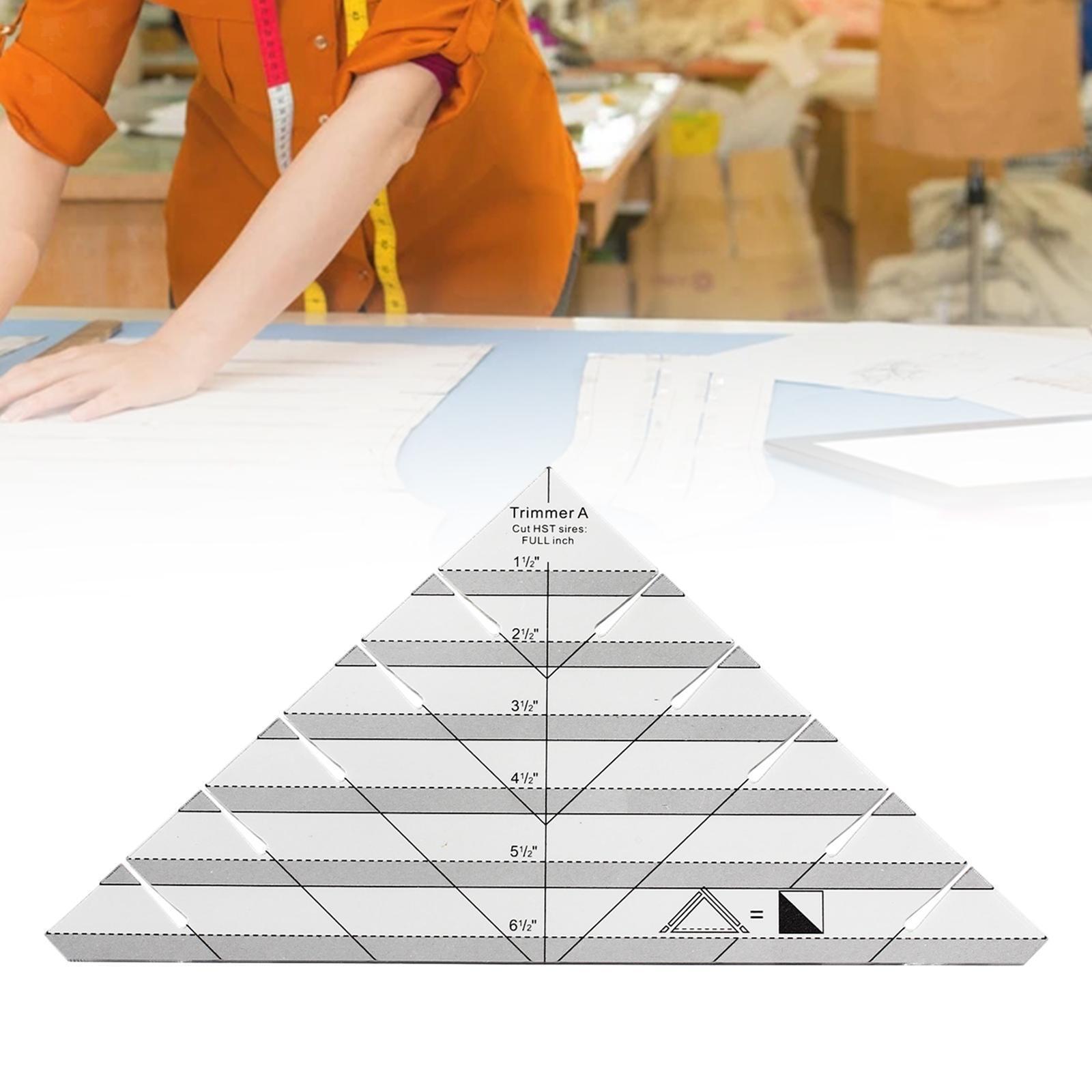 Multiple Quilt Ruler 9045/ Degree Triangle Clearly Perfect Slotted