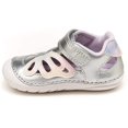 thumbnail image 4 of Stride Rite Unisex-Child Soft Motion Posie Sandal Infant 0-12 Months 3 Infant Silver, 4 of 7
