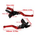 thumbnail image 1 of Poignée de Frein de Moto, Embrayage en Alliage 7/8 '' Set Ajustement Universel Ensemble de Guidon de Route 7/8 Frein de Route Ensemble de Frein de Réservoir Universel Poignée de Frein de Route Atv Ensemble de Guidon en Alliage Atv Ensemble de Guidon 7/8 '' 22mm, 1 of 5
