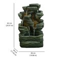 thumbnail image 3 of Hi-Line Gift Multi-Leveled Water Fountain Outdoor W/LEDs Garden Decoration, 3 of 5