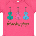 thumbnail image 4 of Inktastic Bass Player Kids Future Boys or Girls Baby Bodysuit, 4 of 5