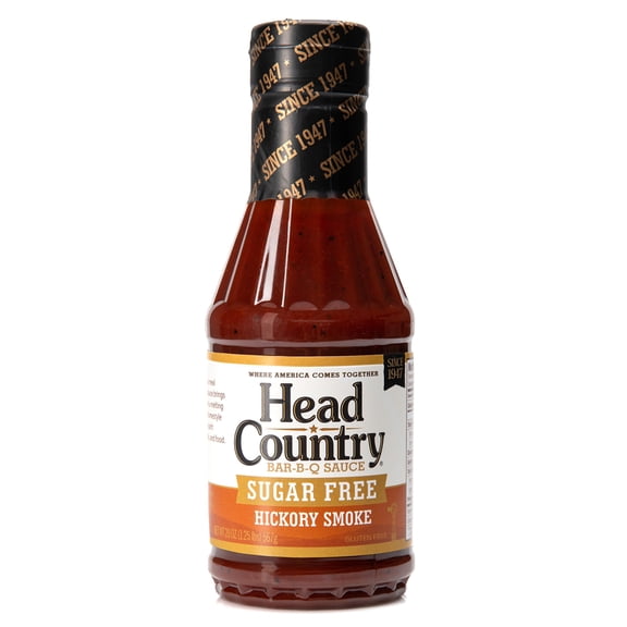 Head Country Hickory Smoke Sugar Free BBQ Sauce, 20 oz