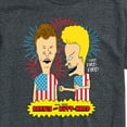 thumbnail image 3 of Beavis & Butthead - USA Fireworks - 4th of July - Men's Short Sleeve Graphic T-Shirt, 3 of 5