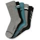 thumbnail image 1 of SCHIESSER Calcetines para niño, paquete de 5 - «Legwear Teens», estampados, mezcla de algodón Gris 31-34, 1 of 3