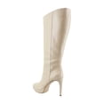 thumbnail image 3 of Vince Camuto Valeria Wide Calf Women's Boots Soft Buff Size 11 M, 3 of 8