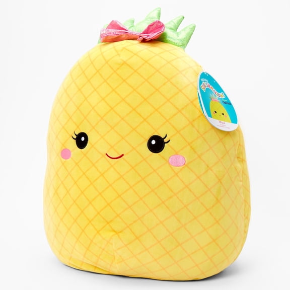 Squishmallows 8" Fruit Series Maui Pineapple Plush Pink Bow