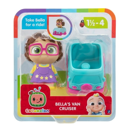 CoComelon Bella’s Van Cruiser - Features Bella and a Vehicle Accessory  for Toddlers - More to Collect