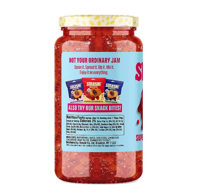 Smash Foods Raspberry Superfood Fruit Spread, 26 oz. - Walmart.com