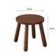 thumbnail image 1 of Taburete cuadrado de madera para niños, mobiliario de exterior perfecto, taburete redondo desmontable con acabado en nogal, 1 of 1