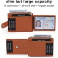 thumbnail image 2 of CAILDANL Slim Wallet for Women Thin Womens Card Holder RFID Blocking Genuine Leather Small Wallets, 2 of 6