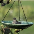 thumbnail image 7 of Backyard Essentials Bird Bath Hanging Birdbath Green Songbird for Bird Feeders, 7 of 7